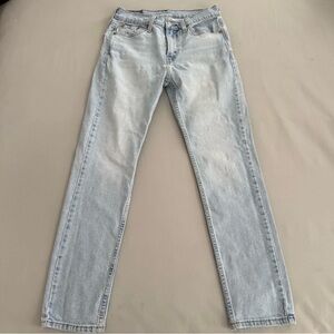 Vintage Levi’s 510 Jeans Size W27 Light Wash Mid Rise 90s